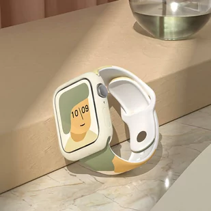 Strap Moro opaska do Apple Watch 7 / 6 / SE / 5 / 4 / 3 / 2 (45mm / 44mm / 42mm) silikonowy pasek bransoletka do zegarka wzór 1 - Etui i futerały do telefonów - miniaturka - grafika 4