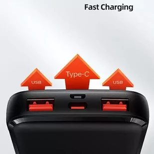 USAMS Powerbank PB58 10000mAh 22.5W QC3.0+PD Fast Charge czarny/black 10KCD16101 (US-CD161) - Powerbanki - miniaturka - grafika 4