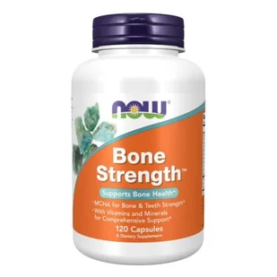 Now Foods NOW Bone Strength 120caps - Witaminy i minerały - miniaturka - grafika 1
