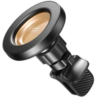 Uchwyty samochodowe do telefonów - Uchwyt na telefon XO C129 Czarno-przezroczysty - miniaturka - grafika 1