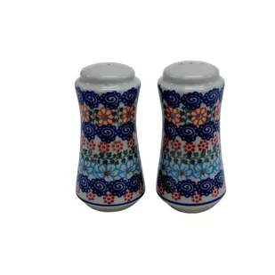 Ceramiczna solniczka i pieprzniczka Ceramika Bolesławiec - Młynki do soli i pieprzu Ceramiczna solniczka i pieprzniczka Ceramika Bolesławiec - Młynki do soli i pieprzu - miniaturka - grafika 1