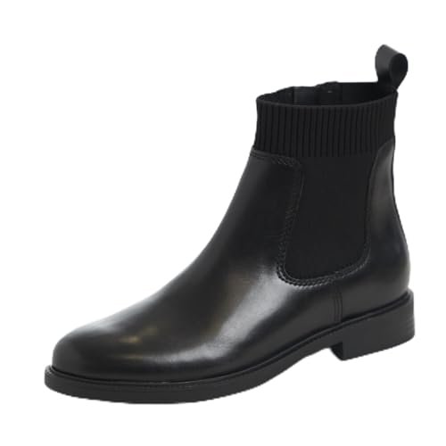 Marco Tozzi Damskie 2-25320-45 Chelsea kozaki, czarne, 37 EU, czarny, 37 EU