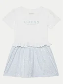 Sukienki i spódniczki dla dziewczynek - Guess Sukienka codzienna K5GK08 K6YW4 Biały Regular Fit - miniaturka - grafika 1