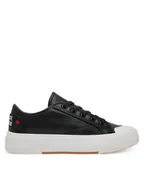 Trampki damskie - LOVE MOSCHINO Trampki JA15012G1MIA0000 Czarny - miniaturka - grafika 1