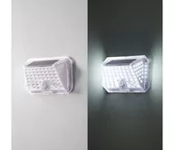 Lampy ogrodowe - Brilagi-LED Kinkiet solarny z czujnikiem WALLIE LED/0,85W/3,7V srebrny - miniaturka - grafika 1