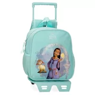 Plecaki szkolne i tornistry - Joumma Disney Wish Dreamer Plecak przedszkolny z wózkiem, niebieski 23x25x10 cm Poliester 5,25 l, Niebieski, Talla única, Plecak przedszkolny z wózkiem - miniaturka - grafika 1