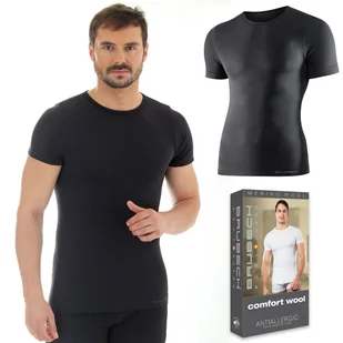 Koszulka męska WEŁNIANA termo BRUBECK SS11030 XXL - Koszulki męskie - miniaturka - grafika 1