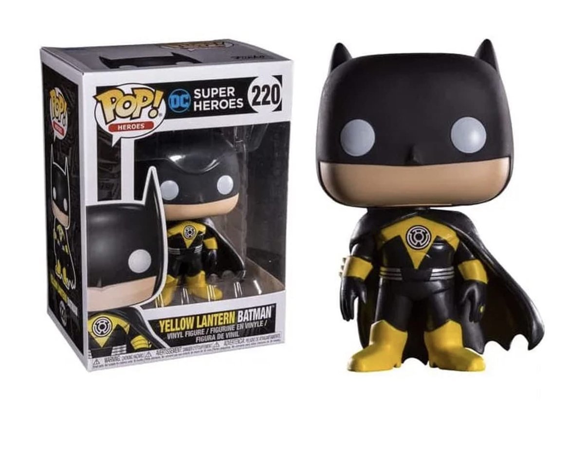 Figurka POP DC Comics żółta latarnia Batman metaliczna ekskluzywna