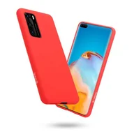 Etui i futerały do telefonów - Crong Color Cover - Etui Huawei P40 (czerwony) - miniaturka - grafika 1
