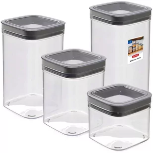 Pojemniki na żywność Curver Dry Cube 4 szt. - Pojemniki kuchenne - miniaturka - grafika 1