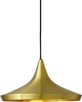 Lampa wisząca King Home Lampa wisząca BET SHADE WIDE złota - środek złoty