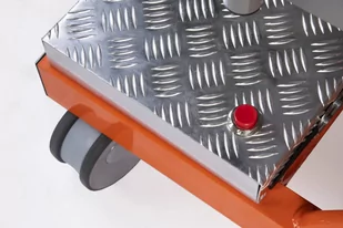 Podnośnik osobowy (udźwig: 120 kg, wymiary platformy: 48x69 cm, maks. wysokość robocza: 490 cm) 00081563 - Wózki magazynowe - miniaturka - grafika 4