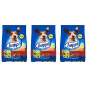 Sucha karma dla psów - Chappi Karma pełnoporcjowa dla psów z wołowiną i drobiem Zgrzewka 3 x 2,7 kg - miniaturka - grafika 1