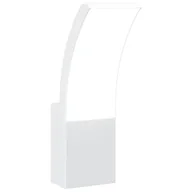 Lampy ogrodowe - vidaXL Zewnętrzny kinkiet LED, biały, odlewane aluminium - miniaturka - grafika 1