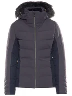 Kurtki narciarskie - Salomon Kurtka narciarska Icetown LC1209200 Szary Regular Fit - miniaturka - grafika 1