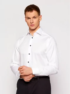 Koszule męskie - Eton Koszula 300000518 Biały Slim Fit - grafika 1