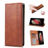 Portfele - Gangxun Etui na OPPO RENO 7 LITE Pokrowiec na podpórkę Zamknięcie magnetyczne Skórzany portfel Kompatybilny z etui OPPO RENO 7 LITE Brown - miniaturka - grafika 1