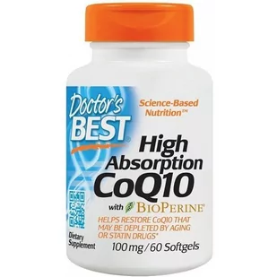 Koenzym Q10 100 mg i Piperyna BioPerine 60 kapsułek Doctor's Best 1036544573 - Suplementy naturalne - miniaturka - grafika 2