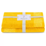 Ręczniki - AmeliaHome, Ręcznik Bellis żółty 50x90+70x130 cm - miniaturka - grafika 1