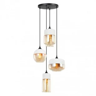 Italux Molina lampa wisząca 4-punktowa MDM-4364/4 W+AMB MDM-4364/4 W+AMB - Lampy sufitowe - miniaturka - grafika 1