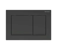Przyciski spłukujące - Geberit Omega30 - Kontrola spłukiwania, czarny mat 115.080.16.1 - miniaturka - grafika 1