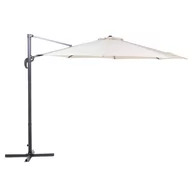 Parasole ogrodowe - Beliani Parasol ogrodowy 300 cm jasnobeżowy SAVONA 33552 - miniaturka - grafika 1