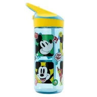 Bidony dla dzieci - Bidon z uchwytem 620ml Myszka Mickey zamknięcie Tritan - miniaturka - grafika 1