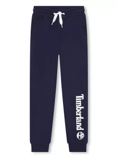 Timberland Spodnie dresowe T24C23 D Granatowy Regular Fit - Spodnie i spodenki dla dziewczynek - miniaturka - grafika 1