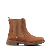 Buty dla dziewczynek - Clarks Buty dziecięce unisex Astrol Orin K Chelsea, Skóra brązowa, 29.5 EU - miniaturka - grafika 1