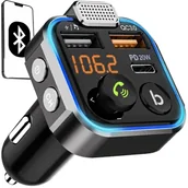 Transmitery FM - Transmiter Bluetooth FM Ładowarka Adapter 2xUSB + USB Typ-C Mp3 Samochodowy XTROBB - miniaturka - grafika 1