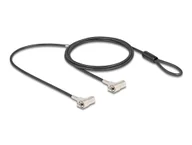 Kontrola dostępu - Navilock 20934 zapięcie do kabli Czarny, Srebrny 1,8 m - miniaturka - grafika 1