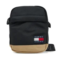 Torby męskie - Saszetka Tommy Jeans Tjm Ess Daily Squared Reporter AM0AM13265 Czarny - miniaturka - grafika 1