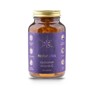 NaturLabs - Liposomalna witamina C, 250 mg, 120 kapsułek - Witaminy i minerały - miniaturka - grafika 1