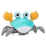 Maty edukacyjne - UCIEKAJĄCY PEŁZAJĄCY KRAB INTERAKTYWNA ZABAWKA PREZENT DLA DZIECKA MUZYKA - miniaturka - grafika 1