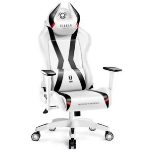 Fotel DIABLO CHAIRS X-Horn 2.0 (L) Biało-czarny - Fotele gamingowe - miniaturka - grafika 1