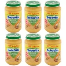 BoboVita Krupniczek z cielęciną po 8 miesiącu Zestaw 6 x 190 g - Dania dla dzieci - miniaturka - grafika 1