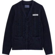 Swetry dla chłopców - Guess Kardigan Regular Fit - miniaturka - grafika 1