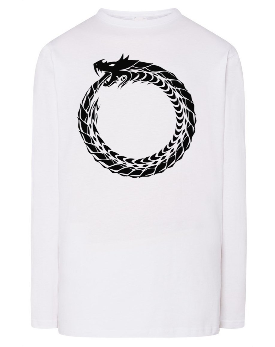 Longsleeve męski fajny nadruk SMOK r.5XL