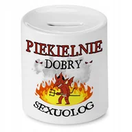 Skarbonki - Skarbonka Dla Sexuologa na Urodziny na Prezent z Nadrukiem ze Zdjęciem - miniaturka - grafika 1