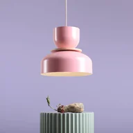 Lampy sufitowe - ALDEX Lampa wisząca Uto, różowy, metalowy klosz, 30 cm - miniaturka - grafika 1