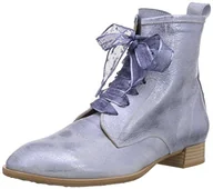 Kozaki damskie - Accatino 961326 damskie kozaki z krótką cholewką, Srebrny metal malva, 38.5 EU - miniaturka - grafika 1