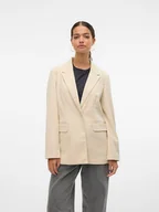 Marynarki i żakiety damskie - Vero Moda Blezer w kolorze beżowym - miniaturka - grafika 1