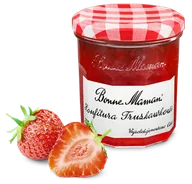 Konfitury, marmolady, powidła - Konfitura Bonne Maman Truskawka 225g - miniaturka - grafika 1