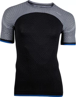 Koszulki sportowe męskie - UYN Running Alpha OW Koszula z krótkim rękawem Mężczyźni, charcoal/off white S 2020 Koszulki do biegania krótki rękaw O101232-J124-S - grafika 1