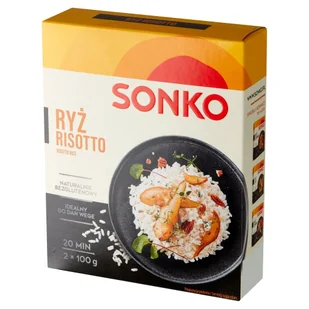 Sonko Ryż risotto Risana 2x100 g - Kasza - miniaturka - grafika 1