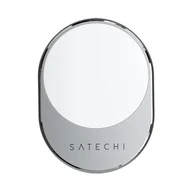 Uchwyty samochodowe do telefonów - Satechi Magnetyczny uchwyt samochodowy z ładowaniem Qi - szary - miniaturka - grafika 1