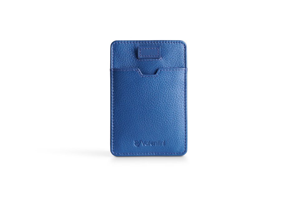 Etui na karty i dokumenty Valentini Metallic 014 niebieskie