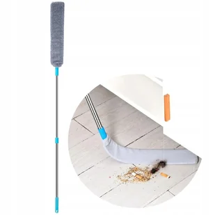 SZCZOTKA mop KUCHENNA do Zakamarków pod SZAFKI Teleskopowa KURZ KŁAKI 150cm - Miotły, szufle, mopy - miniaturka - grafika 1