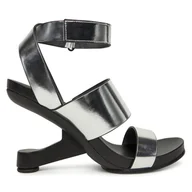 Sandały damskie - Sandały United Nude Eamz Hana 1090414116 Srebrny - miniaturka - grafika 1