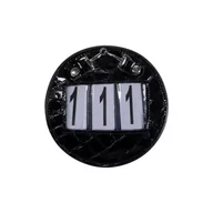 Kurtki jeździeckie - Numerki startowe HKM Ida para czarne/croco - miniaturka - grafika 1